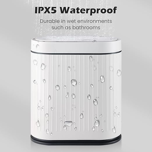 Bathroom Sensor Trash Can with Lid Automatic 2 Gallon Smart Garbage Can - Image 6