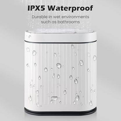 Bathroom Sensor Trash Can with Lid Automatic 2 Gallon Smart Garbage Can - Image 6