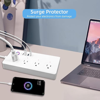UseeLink Smart Power Strip, WiFi Flat Plug Strip - Image 7