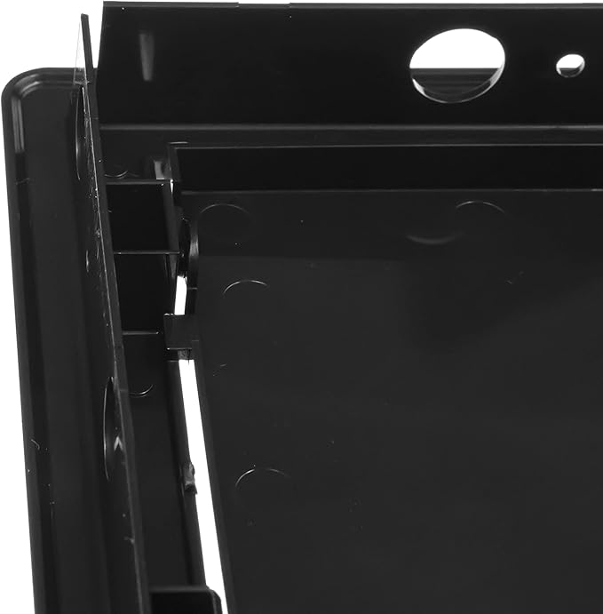 6" x 6" Black Plastic Access Panel. Service Shaft Door Panel. Plumbing - Image 6