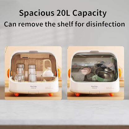 Baby Bottle Sterilizer and Dryer – UV Sterilizer 20L Large Capacity, Hot Air - Image 6