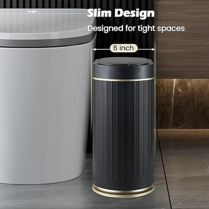 Bathroom Sensor Trash Can with Lid Automatic 2 Gallon Small Sensor Garbage Bin - Image 5
