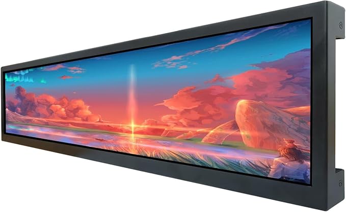 VSDISPLAY 24 Inch Ultra Digital Signage 1920x360 Resolution IPS Display - Image 2