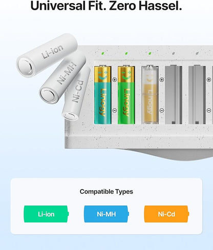 8-Slot Rechargeable AA AAA Batteries - Image 7
