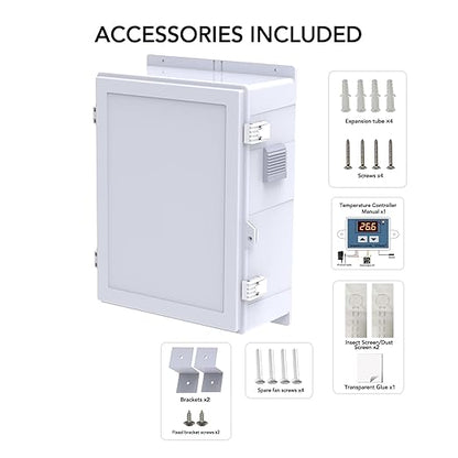 Outdoor Electrical Box, Waterproof Electrical Junction Box IP65 ABS Plastic - Image 7