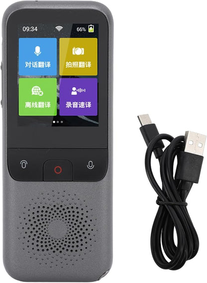 Portable Voice Translator Device Grey 1500mAh by Unknown