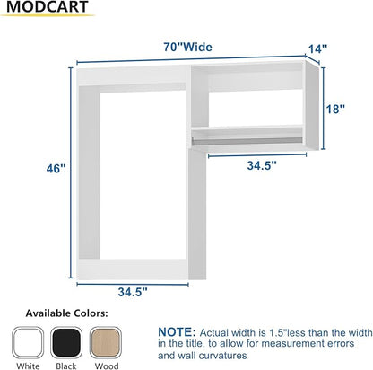 Modular Closet System, Wood Tower Closet Storage - Image 2