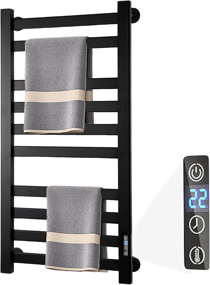 Heated Towel Rack for Bathroom Towel Warmer Racks Wall Mounted by AyiDrmjj