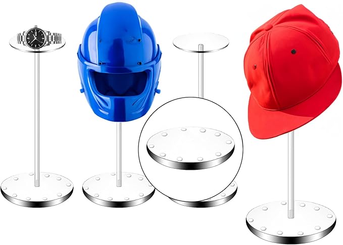 Hdkwby Acrylic Hat Display Stand 4 Pack- Thickened Base by Innovativelife
