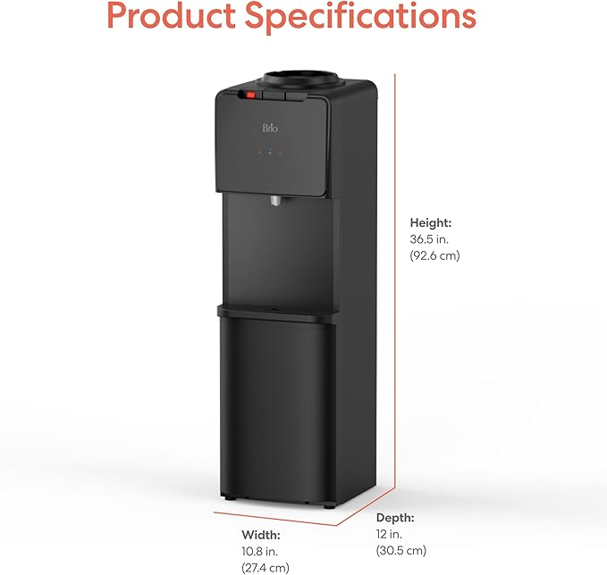 Brio CLTL130 130 Series Top-Load Water Cooler Dispenser - Image 9