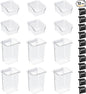 Daanxw 12 Packs Slatwall Accessories, Includes 6 Packs of Slatwall Boxes and 6 by Daanxw