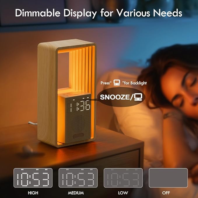 WILIT Digital Alarm Clock, Sunrise Alarm Clock - Image 7