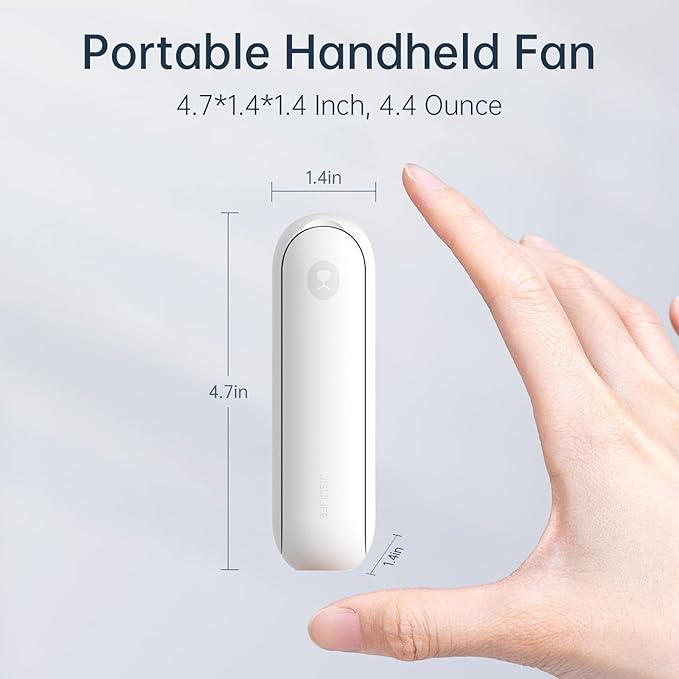 JISULIFE Portable Handheld Fan, Mini 3 In 1 - Image 5