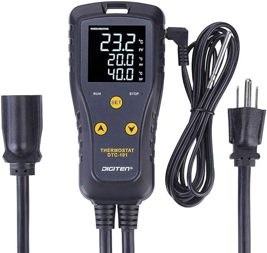 Digital Temperature Controller Simple Stage Thermostat Outlet Heating & Cooling by SENSTREE