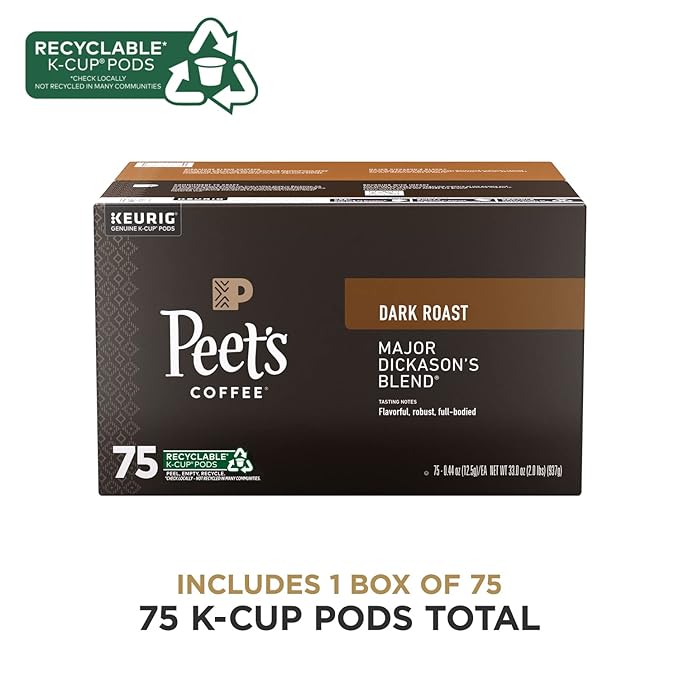 Peet's Coffee, Dark Roast Keurig K-Cup Pods - Image 2