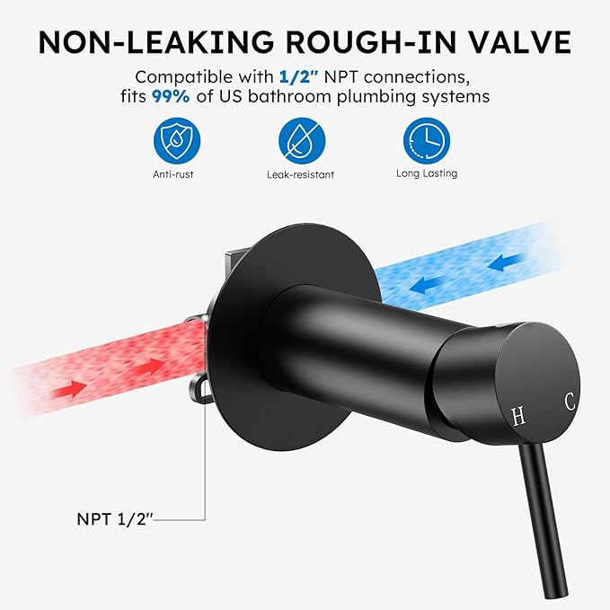 Arofa Built-in Hot and Cold Handheld Bidet Sprayer - Image 3