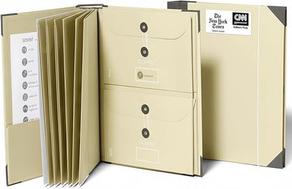 Savor | The Folio™ Document Organizer 2025 Edition | Premium Life Binder by Savor