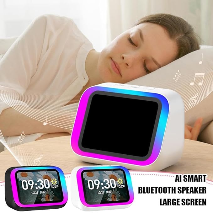 Felvoro Smart Alarm Clock with Wireless Bluetooth 5.4 Speaker & Dynamic RGB - Image 6