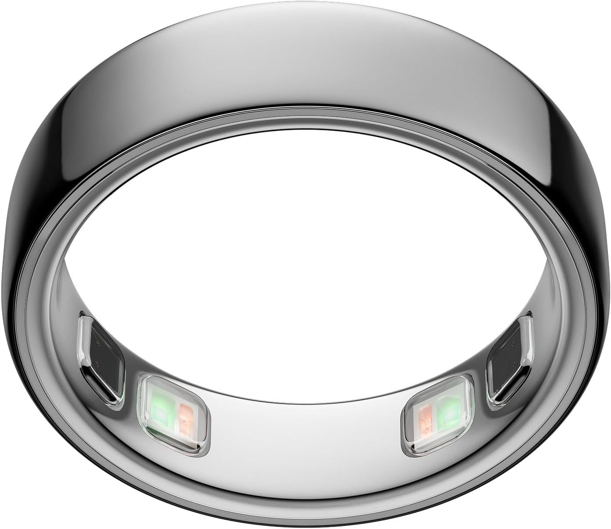 oura ring 5 smart ring - silver, main product view