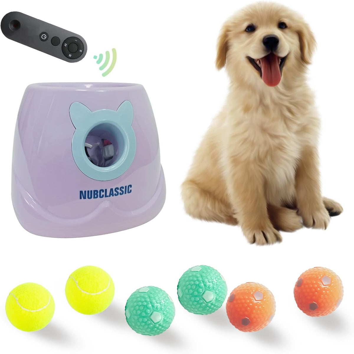 automatic dog ball launcher tennis ball thrower machine, main product view