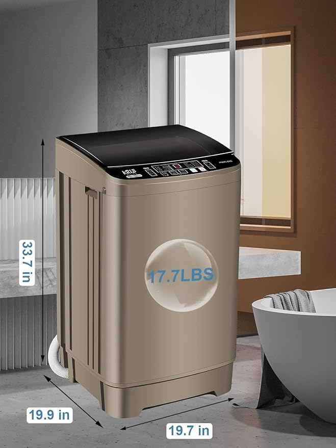 17.7 lbs Full Automatic Washing Machine - Image 6