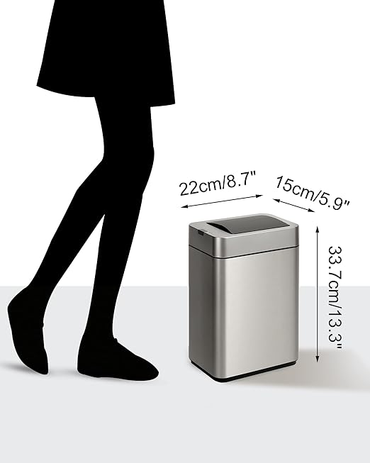 ELPHECO Bathroom Trash Can - Image 3