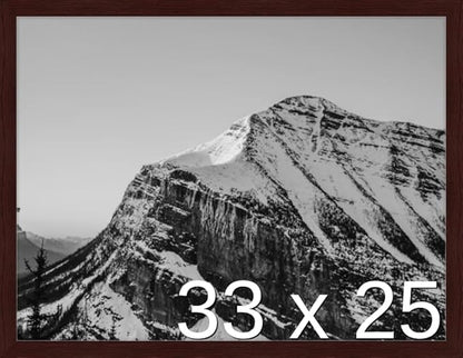 Frame It Easy 33 x 25 Merlot Wood Frame by FrameItEasy