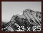 Frame It Easy 33 x 25 Merlot Wood Frame by FrameItEasy