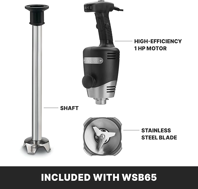 Waring Commercial Big Stix Heavy Duty Stick Immersion Hand Held Blender - Image 3