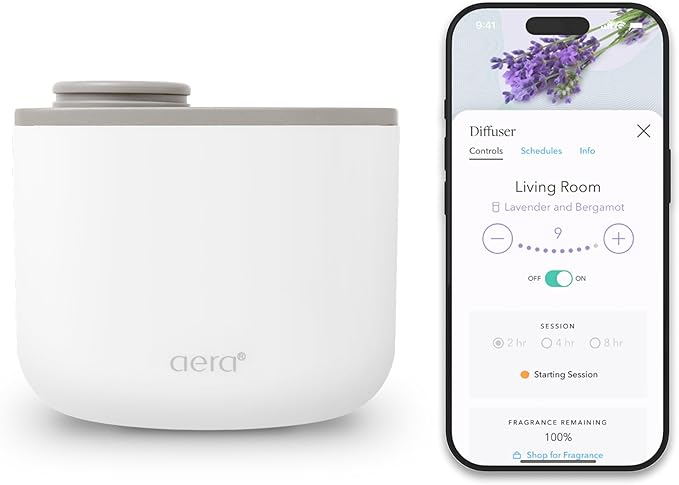 Aera Mini Home Fragrance Diffuser Plug-in: Smart Home App Aroma Control by Aera