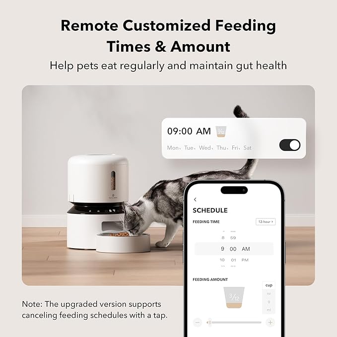 PETLIBRO Automatic Cat Feeder, 5G WiFi Automatic Pet Feeder - Image 2