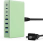 200W USB C Charger Block, GaN IV Charging Station 8 Ports, QC4.0 Fast Charging by LanLuk