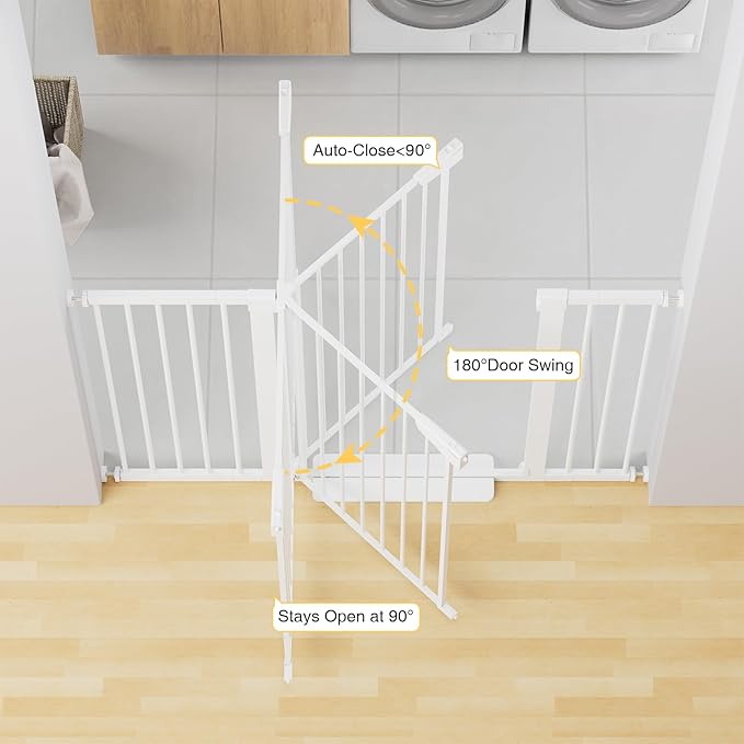 Cumbor 36" Extra Tall Baby Gate - Image 4