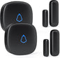 METAK Wireless Door Chime, Door Open Contact Sensor Alarm by METAK