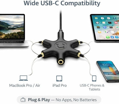 Mizi USB-C Headphone Splitter 5-Way - Image 7