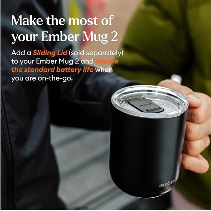 Ember Temperature Control Smart Mug 2, 10 Oz, App-Controlled Heated Coffee Mug - Image 4
