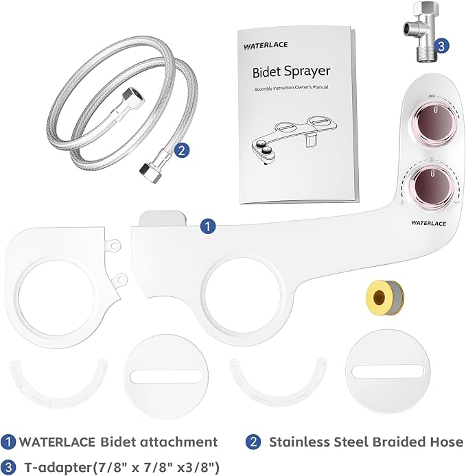 Bidet Attachment for Toilet, Self-Cleaning Dual Retractable Nozzles Bidet - Image 7