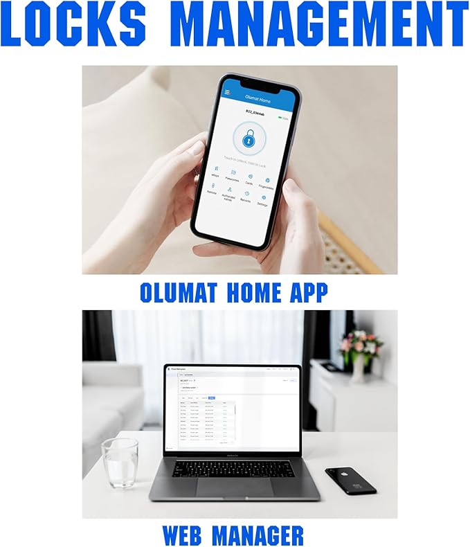 Smart Lock with Handle: Wi-Fi Keyless Entry Door Lock - Image 6