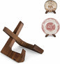 ANBOXIT Bowl Stands for Display, 3.5 Inch Plate Holder, Wooden Easel Frame by ANBOXIT