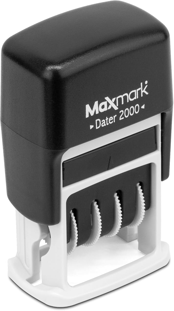 MaxMark Dater 2000, Self Inking Small Date Stamp - Image 3