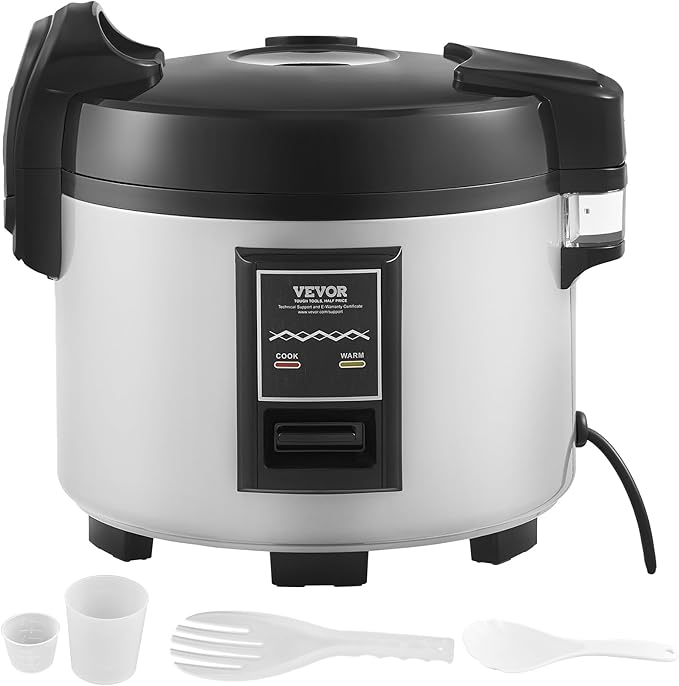 VEVOR Commercial Rice Cooker, 60-Cup Rice Cooker, 13.74 Qt / 13 Liter Large by VEVOR