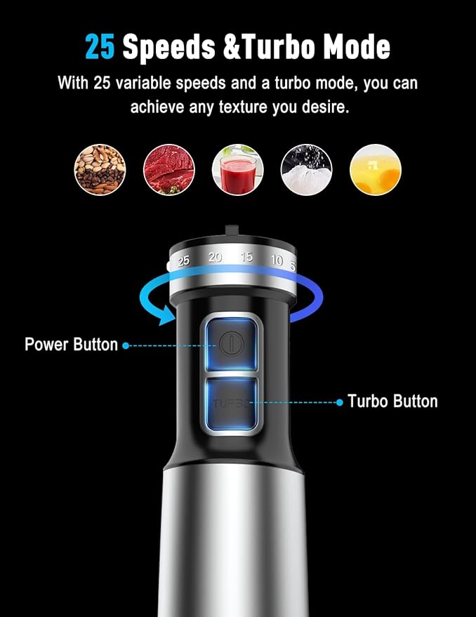 1000W Powerful Immersion Blender handheld, 2025 New Update Hand Blender - Image 3