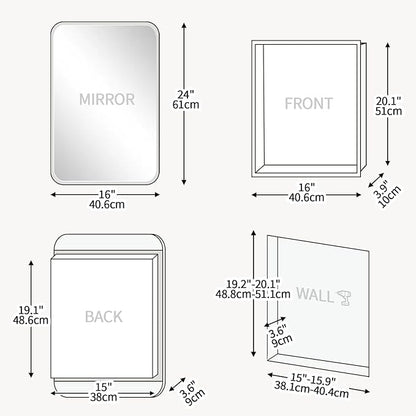 Rectangle Medicine Cabinet - Image 2