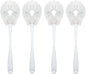 LOLA Toilet Bowl Brush w/Curved Head, 4 Pack, Coated Wire, Durable Poly Bristles by LolaProducts