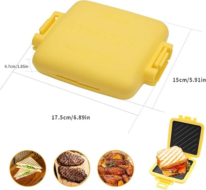 Microwave Sandwich Maker, Heat-Resistant Silicone Rubber Shell, Advanced - Image 2