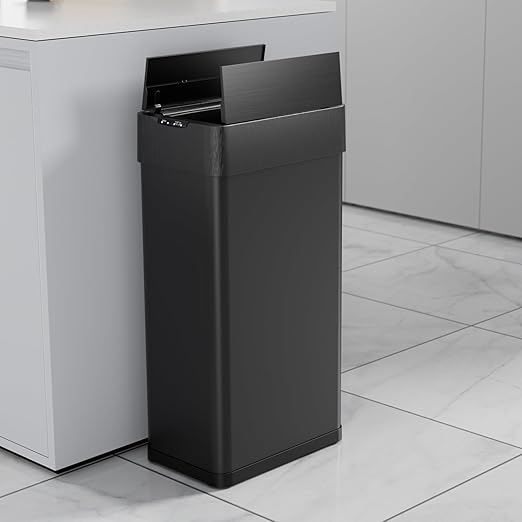 TLSUNNY 21.1 Gallon Automatic Trash Can, Stainless Steel Motion Sensor Garbage - Image 9