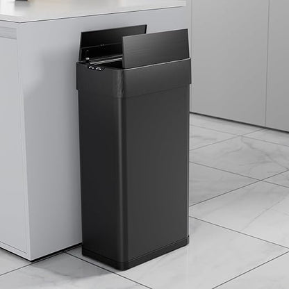 TLSUNNY 21.1 Gallon Automatic Trash Can, Stainless Steel Motion Sensor Garbage - Image 9