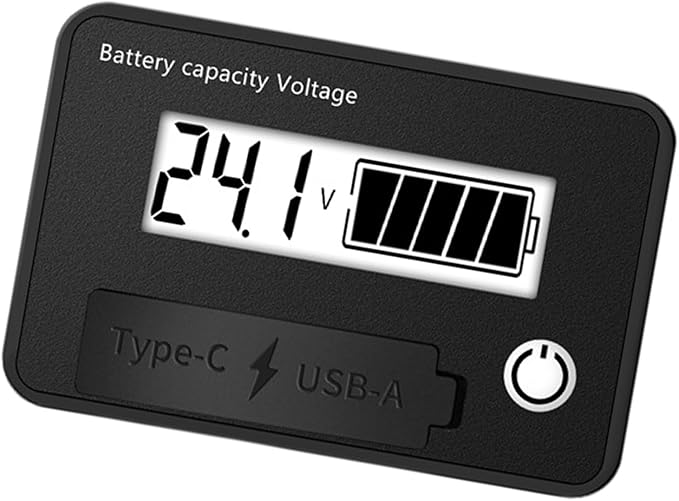MOAIYU DC8-30V Electricity Meter Digital LCD Display Car Battery Charging - Image 8