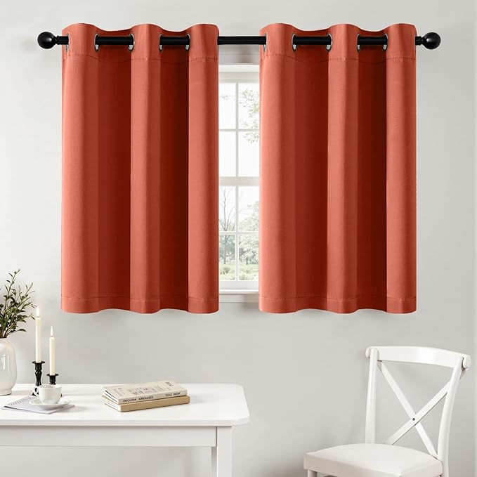 MIULEE Short Fall Curtains for Windows by MIULEE