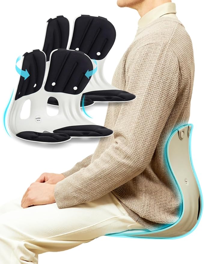 curble Grand 2PACK – Ergonomic Chair Back Support, Lumbar Support by curble